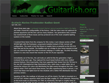 Tablet Screenshot of guitarfish.org